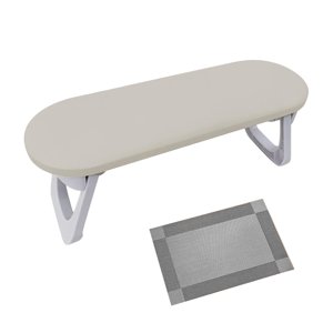 Ioensy - Cojín Antideslizante Para Reposabrazos De Uñas, Para Arte De Uñas, Técnico De Salón De Uñas, Cafés De Esquina Redonda