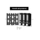 thumbnail image 3 of Dispensador Triple De Jabon Liquido Shampoo Acondicionador Negro, 3 of 3
