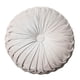 thumbnail image 2 of Pintuck Pillow Round Pumpkin Floor Pillow para silla Couch Beige-Plush, 2 of 5