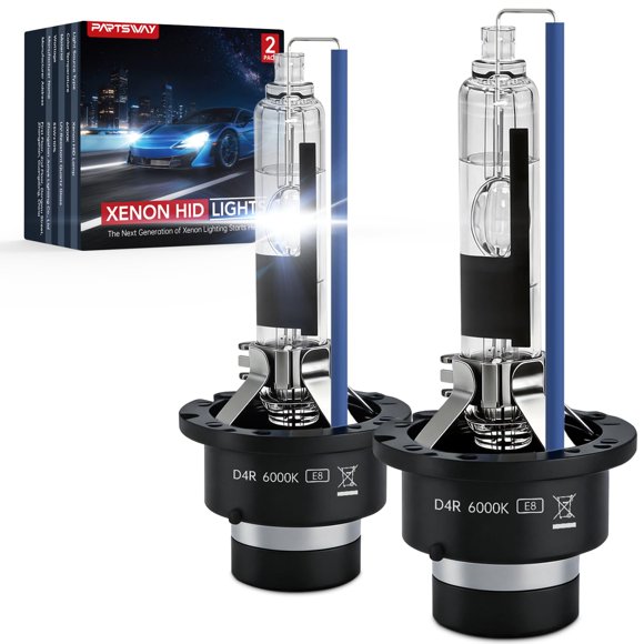Bombilla HID PARTSWAY D4R 6000K Pack de 2 Luz Blanca Fría