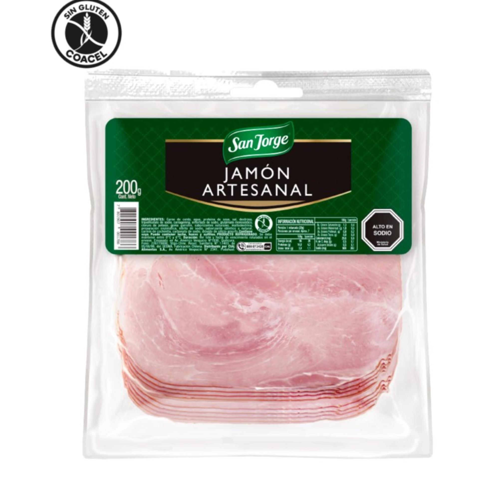 Jamón Pierna Artesanal 200 gr San Jorge