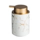 thumbnail image 3 of Dispensador De Jabón De Botella Con Bomba De Cerámica Para Oficina, Cocina, Lavavajillas, Jabón, Textura De Mármol, Blanco, 3 of 5