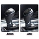 thumbnail image 3 of Pegatina de cubierta de pomo de cambio de marchas de coche REGALWOVEN de acero inoxidable para Chevrolet Equinox 2018 2019 2020 Negro, 3 of 7
