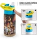 thumbnail image 4 of Max y los Caballeros Medianos Botella de Agua con Tapa Pop Top de Un Toque, Acero Inoxidable, a Prueba de Fugas, para Deportes, Botella Infantil azul 12 oz, 4 of 6