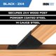 thumbnail image 4 of Soportes para Pérgola Iron Forge Tools - Pack de 8, Negro, 4 of 7