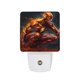 thumbnail image 1 of Hombre Flash Luz nocturna LED con sensor de anochecer a amanecer para dormitorio, baño, pasillo, escaleras - Lámpara LED nocturna de enchufe, 0.5W - 1 pieza, 1 of 6
