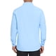 thumbnail image 3 of INSPIRE CHIC Camisa de Vestir de Manga Larga con Botones de Color Sólido para Hombre Regreso a Clases S Azul Claro, 3 of 5