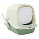 thumbnail image 1 of Bandejas De Arena Para Gatos Cerradas Con Capucha, Entrada Frontal Grande Con Bandeja De Arena Para Gatos Con Pala, Color Verde, 1 of 5