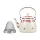 thumbnail image 4 of Tetera Esmaltada Tetera Esmaltada De Porcelana De 3,3 L Para Decoración De Cocina Agua Fría Rosa, 4 of 5