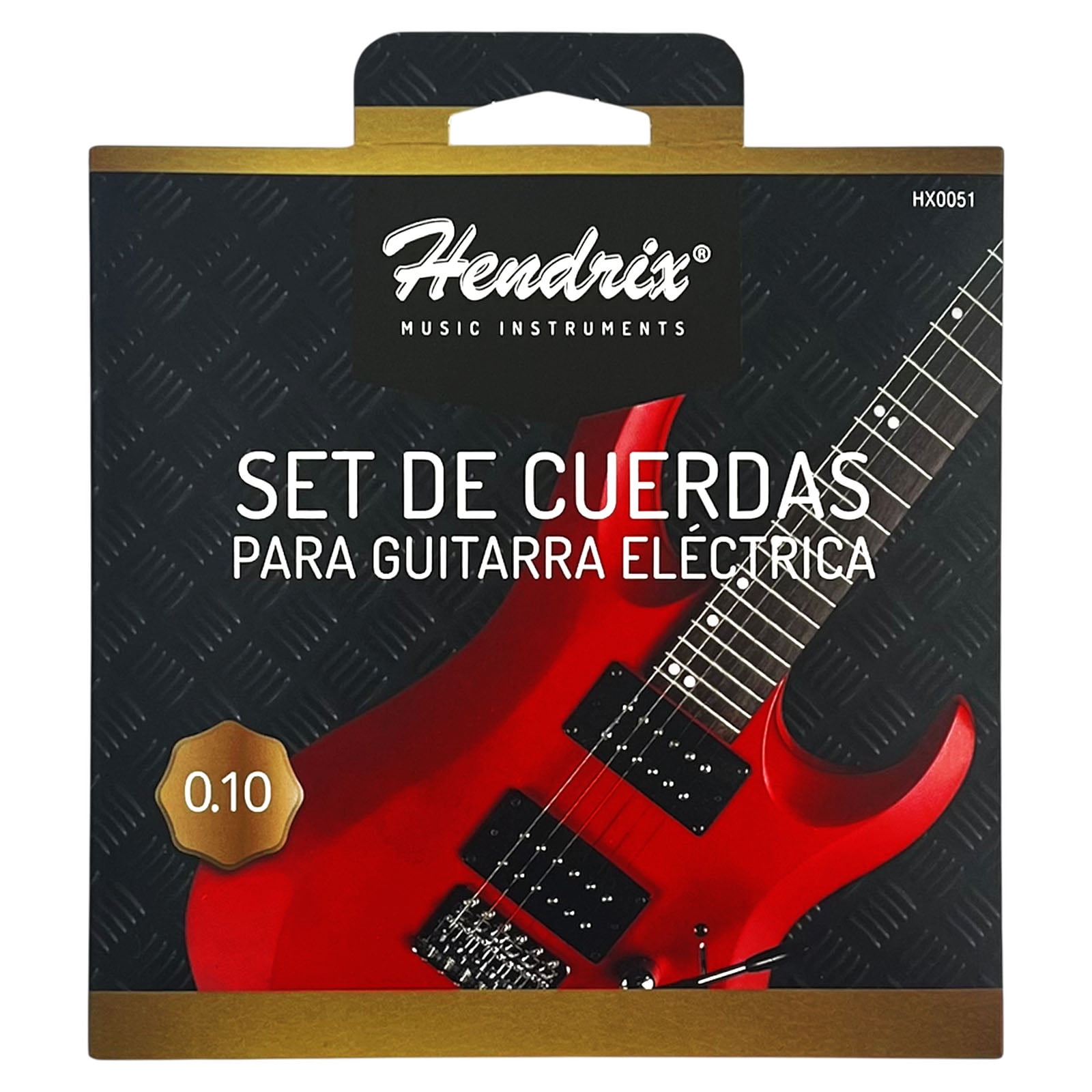 Set De Cuerdas Para Guitarra Electrica Metal Hendrix Hx0051