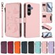 thumbnail image 3 of Funda Cartera Mariposa para [Samsung Galaxy S24 Plus] con Soporte y Cremallera Rosa, 3 of 6