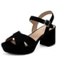 thumbnail image 1 of Zapatos Aerosoles Cosmos Black Suede para Mujer Talla 7W, 1 of 1