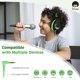 thumbnail image 5 of Auriculares Rockpapa Comfort Kids para Escuela Over-Ear Negro/Verde, 5 of 6