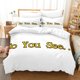 thumbnail image 1 of So You See Bedding Set Bed Set Aldult Kid Bedroom Duvetcover Sets Fashion Cool, 1 of 5