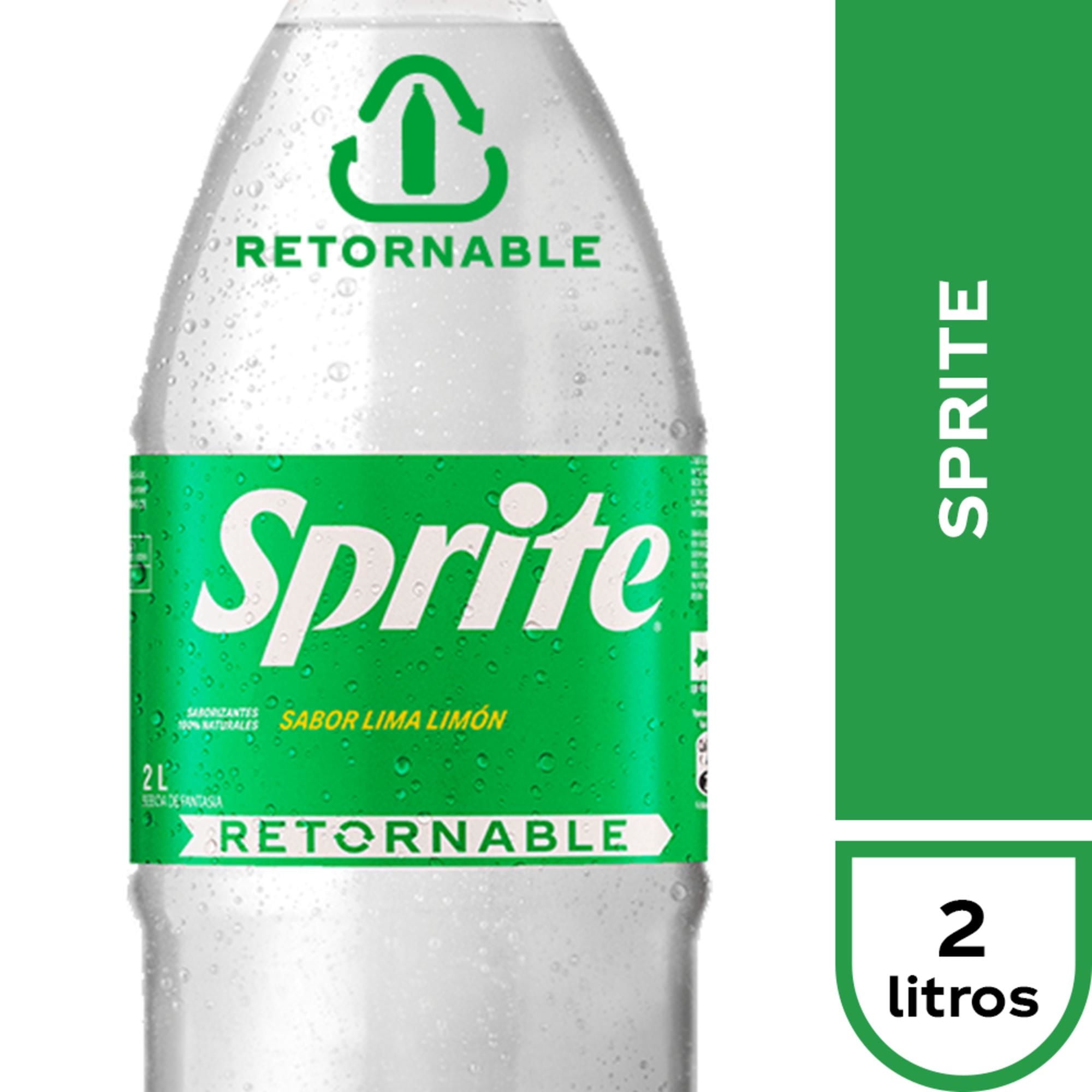 Bebida Limón Original Botella Retornable 2 L Sprite