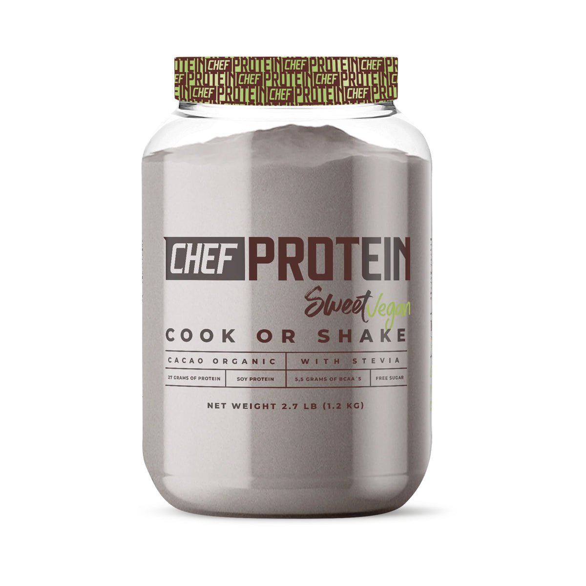 Chef Protein Vegan Sweet 2.7 LB Chocolate | Lider