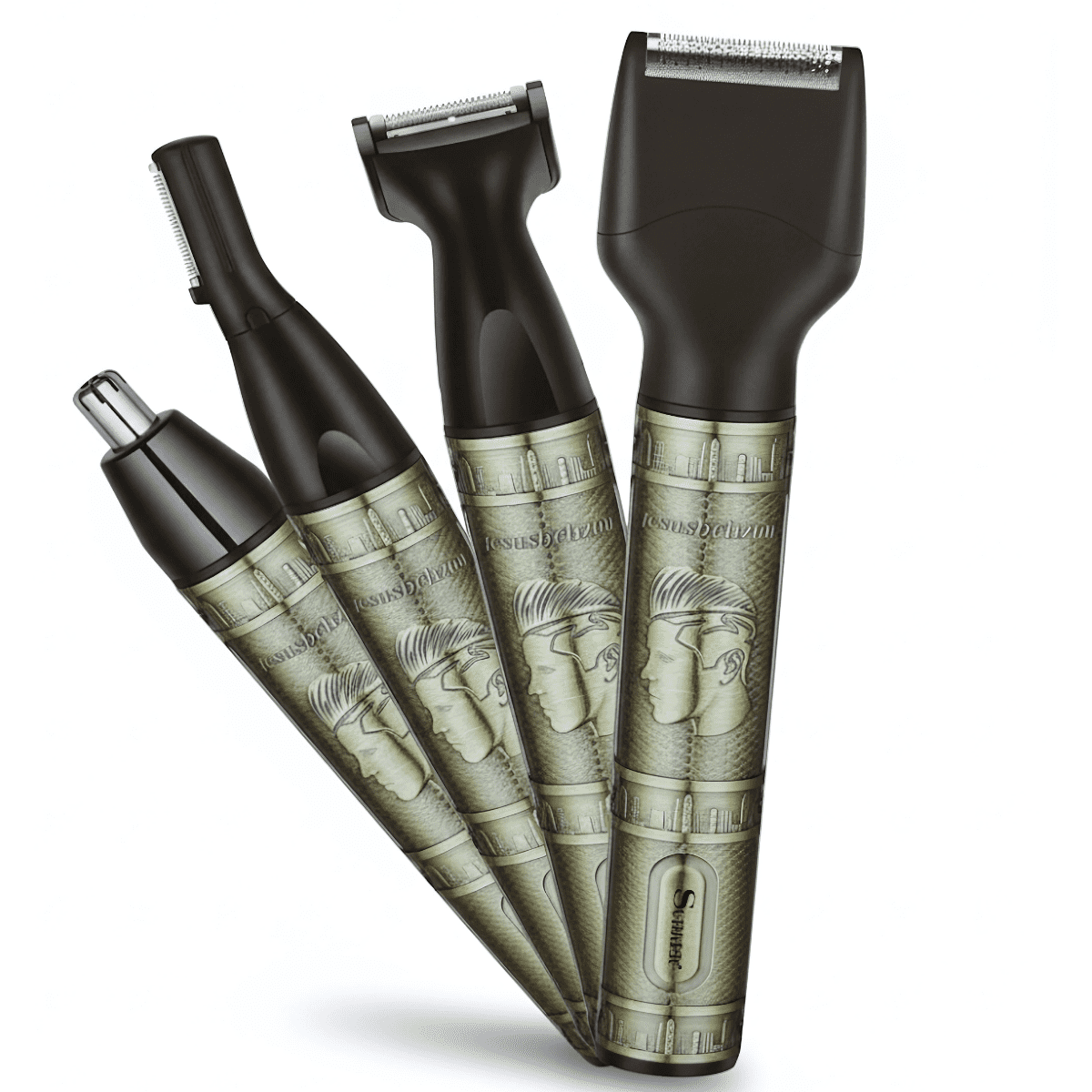 Genérico - Maquina De Afeitar Barba Nariz Oídos Multiuso Hombre 4 En 1