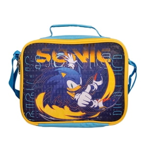 Lonchera Escolar Niño Over Power Azul Sonic