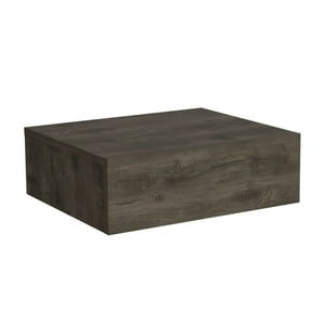 Fmfurniture - Velador Flotante 1 Cajon Fm-013O Café Oscuro