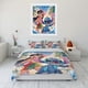 thumbnail image 2 of Stitch Printed Bedding Set Cartoon Anime Microfiber Bed Set Pillowcase Adult Bed Cover Bedroom Bed Set Duvet, 2 of 5