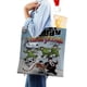 thumbnail image 4 of Laurel and Hardy Bolso de tela con estampado de lienzo para mujer, bolsa de compras reutilizable y estética, con cremallera interior, regalo para mujer, 35 × 40 cm., 4 of 6