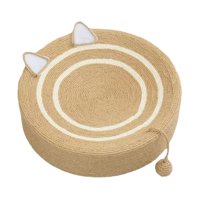 Magideal - Rascador De Sisal, Almohadilla Para Rascar Para Gatos De Interior, Protección Antideslizante Para Muebles, Cama Rascadora Ovalada Para Gatos, Rascador