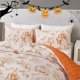 thumbnail image 3 of Hallo-ween-Duv-et Co-ver Se- Queen P-umpkin Bat Ora-nge Be-dding -Duvet Cover- Set 3 Pie-ces Ha-lloween Duvet Cover with 2 P-illcases-es Funny Halloween- Comfor-ter Cov-er Set for Kids Teens 90 x 90"", 3 of 5