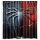 thumbnail image 1 of Cortina de ducha con el logotipo de Spiderman, juego de cortinas de baño con ganchos, tamaño 66 x 72 pulgadas, 1 of 3