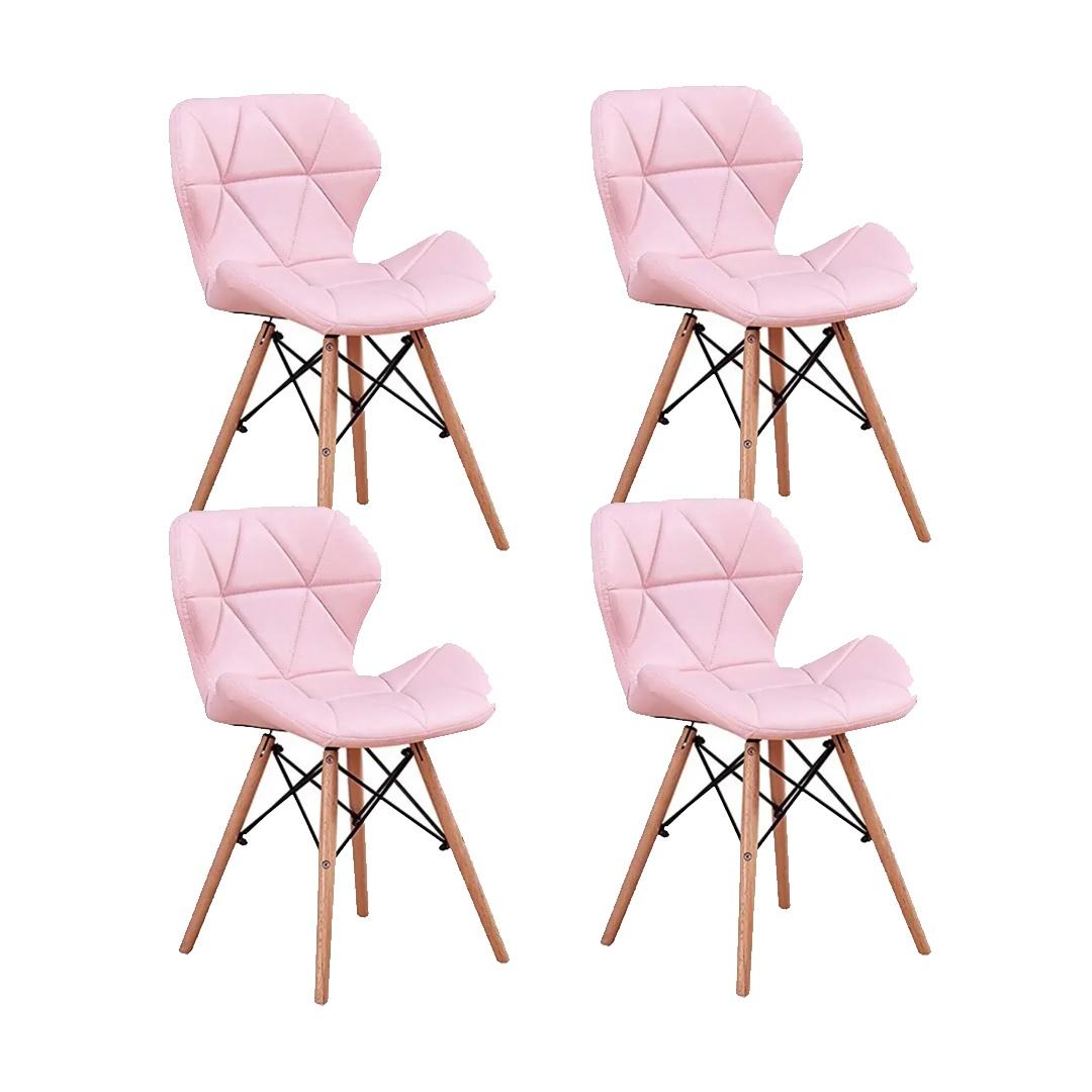Cori Cori - Pack 4 Sillas Mariposas Eames Color Rosa