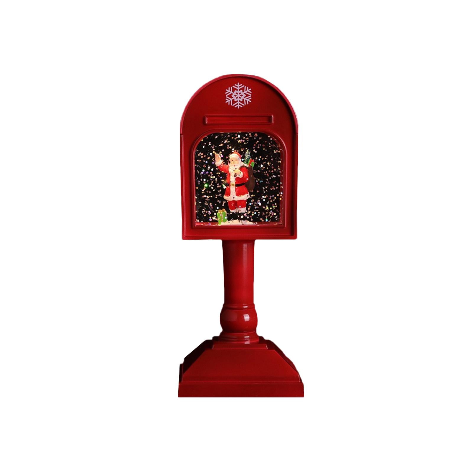 Bothyi - Bola De Nieve Navideña, Linterna De Agua Con Purpurina Y Remolino Para Escritorio, Hogar, Cafetería, Papá Noel