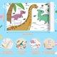 thumbnail image 2 of Rollo de Papel para Colorear Flamax 15x300 cm con Tema de Dinosaurios, 2 of 6