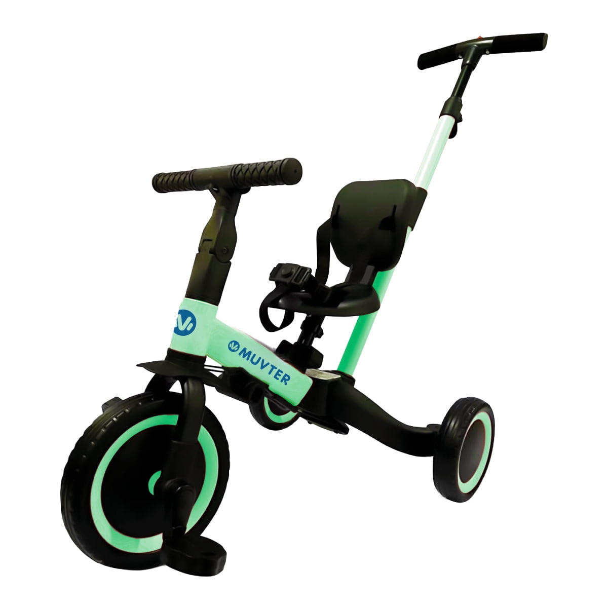 Triciclo Multifuncional 5 En 1 Muvter Ride Menta