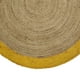 thumbnail image 4 of Alfombra Yute Red. Cancun 150X150 Mostaza, 4 of 4