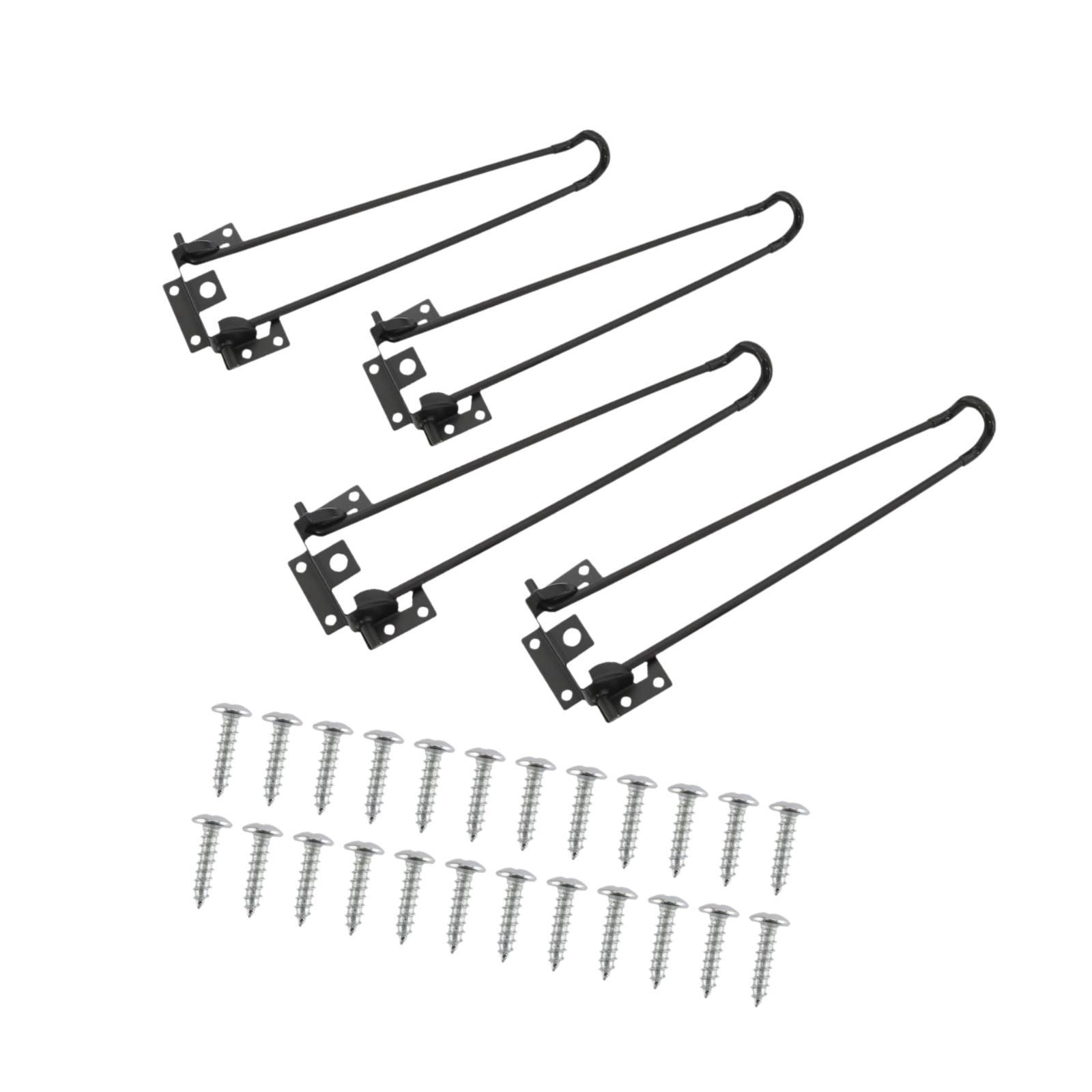 Bothyi - 4 Piezas De Patas De Escritorio Plegables, Patas De Mesa Resistentes Para Exteriores Para Escritorio De Oficina De Cocina, Altura De 42 Cm