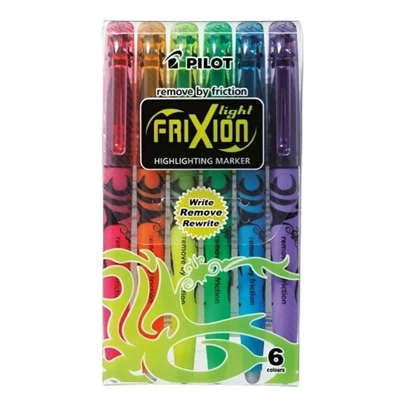 Destacador Frixion Light Set 6 Unidades