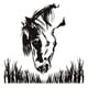 thumbnail image 1 of Decomural Horse Head Grass Farm WS-18603, 1 of 2