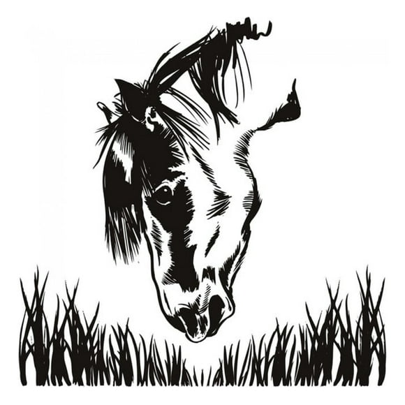 Decomural Horse Head Grass Farm WS-18603