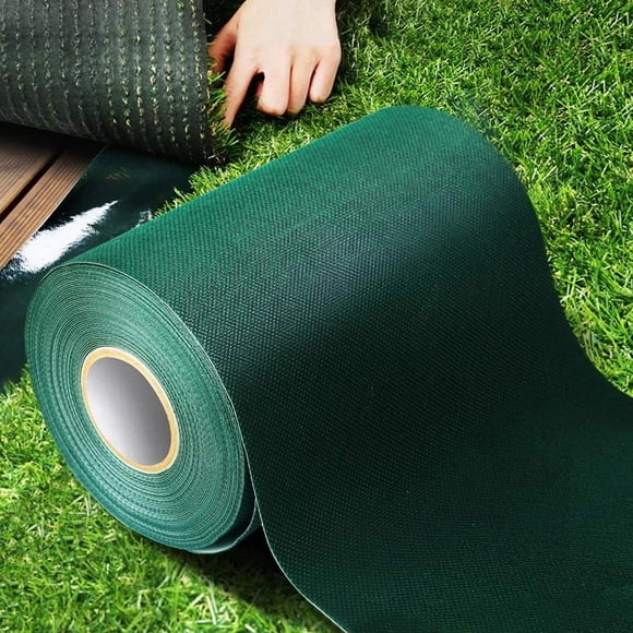 Cinta para Césped Artificial TYLife 15 cm × 15 m Verde Autoadhesiva