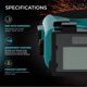thumbnail image 3 of Gafas de soldadura SPARGOS auto-oscurecientes DIN 8-12, 3 of 7