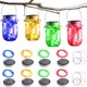 thumbnail image 1 of Luces solares para frascos Mason SunKite, paquete de 8, 20 LED, impermeables, 1 of 6