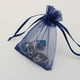 thumbnail image 3 of 100pcs Organza Regalo Joyas Bolsas Bolsas Favores De Boda Azul Marino, 3 of 3