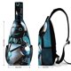 thumbnail image 2 of mi amigo robot Riñonera Bandolera con Estampado Integral para Hombres y Mujeres, Bolso Cruzado Gráfico de Tendencia, Mochila de Hombro Streetwear para Ciclismo y Deportes, Riñonera Versátil Casual, 2 of 6