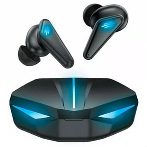Veat00L - K55 Audífonos Bluetooth Inalámbricos 5.1 Para Juegos Baja Latencia Micrófono De Triple Orificio Modo Dual Decodificación Dual Resistente Al Agua Ipx5