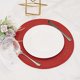 thumbnail image 5 of Juego de 6 Manteles Individuales Redondos Firefly Hope Estilo D 38 cm Rojo, 5 of 5