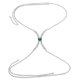 thumbnail image 2 of Accesorios De Joyería De Cadena De Pecho De Lencería Para Club Summer Mujeres Y Ni?as Green Diamond Silver, 2 of 5