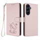 thumbnail image 1 of Carcasa Billetera de Cuero Sintético para Samsung Galaxy A55 5G, Rosa, 1 of 6