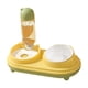 thumbnail image 4 of Bebedero Práctico Cuenco De Comida Para Gatos Inclinado Para Conejo Perro Pequeño Mediano Amarillo, 4 of 5