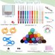 thumbnail image 2 of Kit de crochet Yarniss para principiantes, 12 agujas de 0,8 a 6,0 mm, 2 of 3