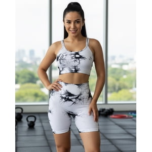 Flix - Conjunto Deportivo Mujer Tie Dye Push Up Fitness