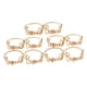 thumbnail image 5 of 10 Piezas Servilletas Hebillas Adorno Redondo Decorativo Para Banquete Festivo KC Aureate, 5 of 5